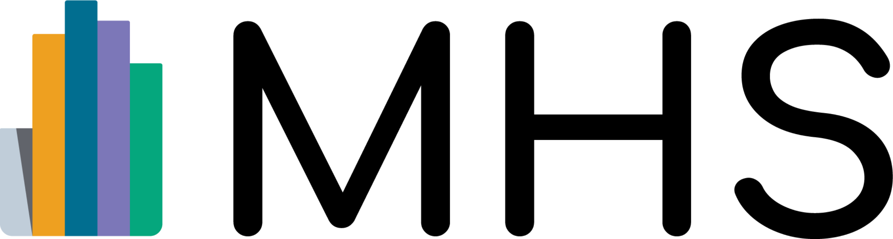 Multi-Health Systems, Inc. (MHS, Inc.) logo which reads "MHS"